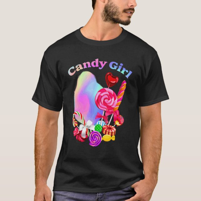 Camiseta Candy Cute Chica Sweet Lolly Candy Treat 2 (Anverso)