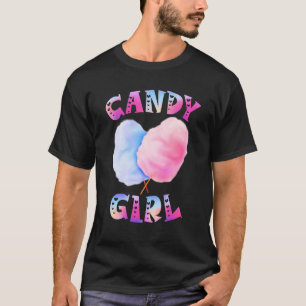 Camiseta Candy Cute Sweet Lolly Cotton Candy Tret Chica 1