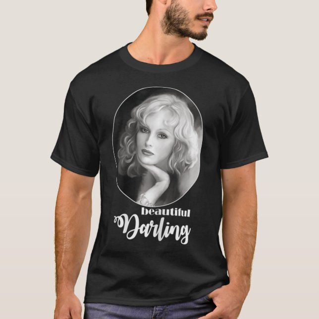 Camiseta Candy Darling Hermoso icono LGBT Orgullo T (Anverso)