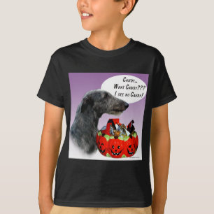 Camiseta Candy de Halloween de Deerhound escocés