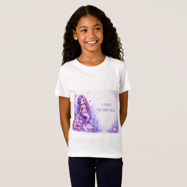 Camiseta Candy Doll Sirena Cumpleaños 3 (Anverso completo)