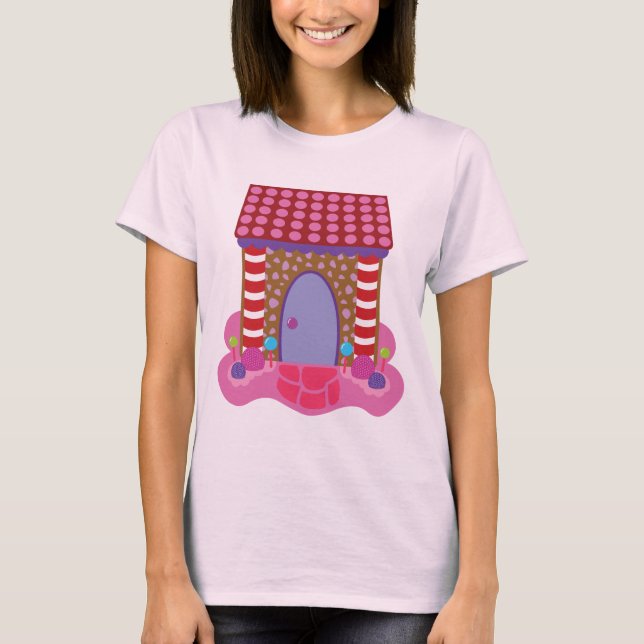 Camiseta Candy Gingerbread House (Anverso)
