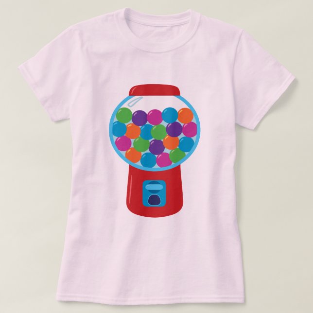 Camiseta Candy Gumball Machine (Diseño del anverso)