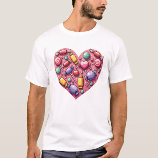 Camiseta Candy Heart