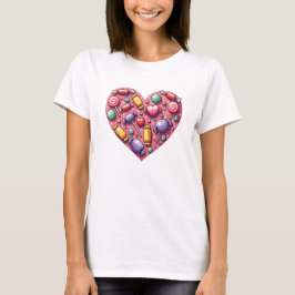 Camiseta Candy Heart