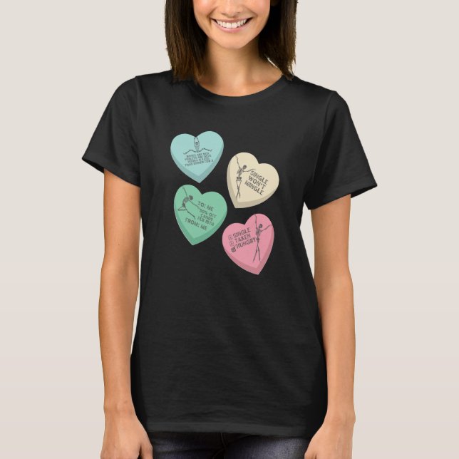 Camiseta Candy Heart Anti Valentines Day (Anverso)