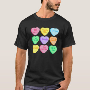 Camiseta Candy Heart Día de San Valentín gracioso