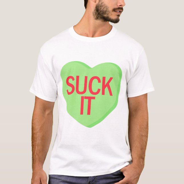 Camiseta Candy Heart - SUCK IT (Anverso)