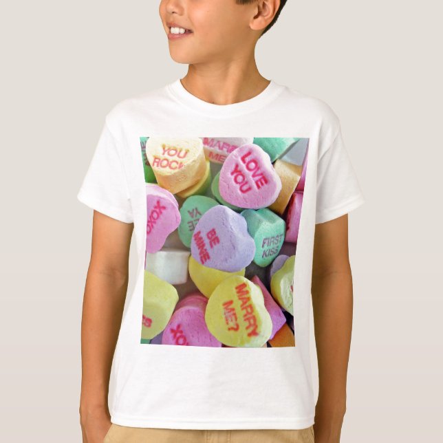 Camiseta Candy Hearts (Anverso)