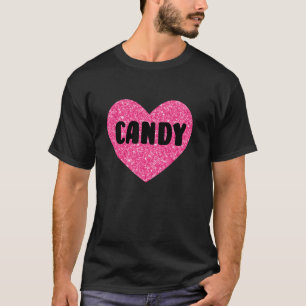 Camiseta Candy I Love Candy Funny Food Long Sleeve T Shirt