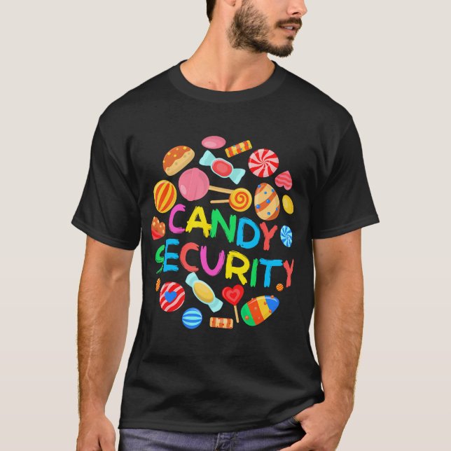 Camiseta Candy Land Costumes Candy Security Candy Crew