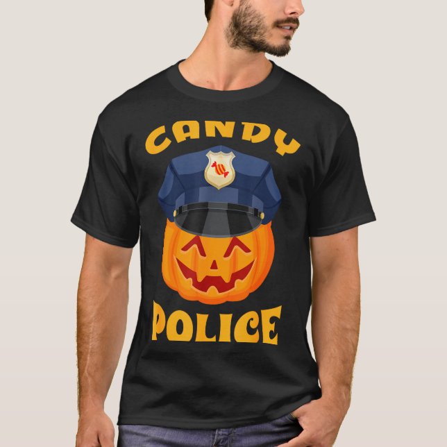 Camiseta Candy Lice Halloween Party Trick Or Treat Security (Anverso)