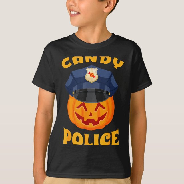 Camiseta Candy Lice Halloween Party Trick Or Treat Security (Anverso)