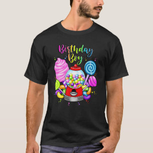 Camiseta Candy Machine Birthday Boy Candyland Fiesta Sweet 