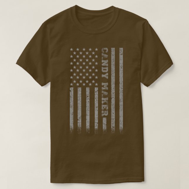 Camiseta Candy Maker American Flag 72 (Diseño del anverso)