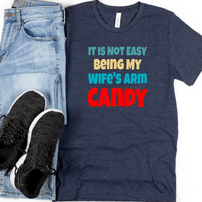 Camiseta Candy Men's de una esposa divertida (Subido por el creador)