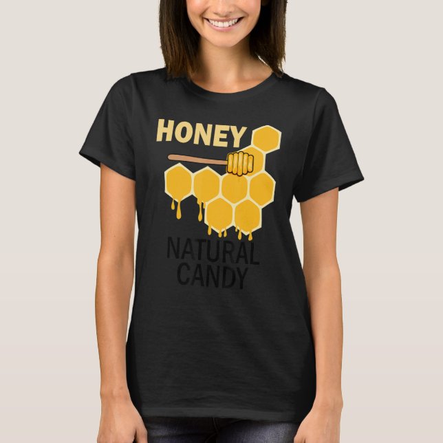 Camiseta Candy Natural Wilderness Honey Cute Abejas (Anverso)