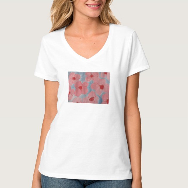 Camiseta Candy Pink Flowers T-Shirt (Anverso)