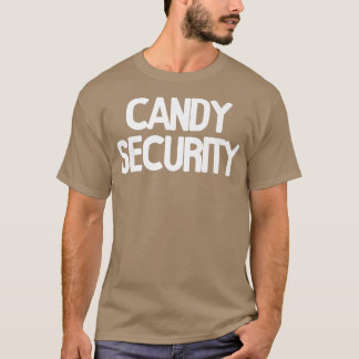 Camiseta Candy Security Funny Calloween Padres disfrazados