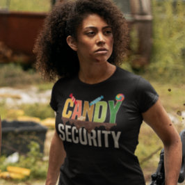 Camiseta Candy Security Funny Halloween Candy Lover