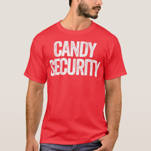 Camiseta Candy Security Funny Halloween Parents Costume78