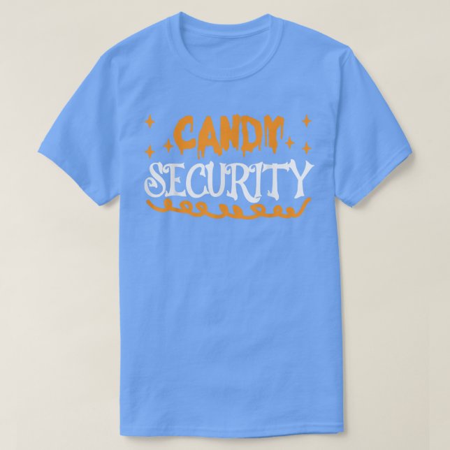Camiseta Candy Security Funny Parents Costume de Halloween  (Diseño del anverso)