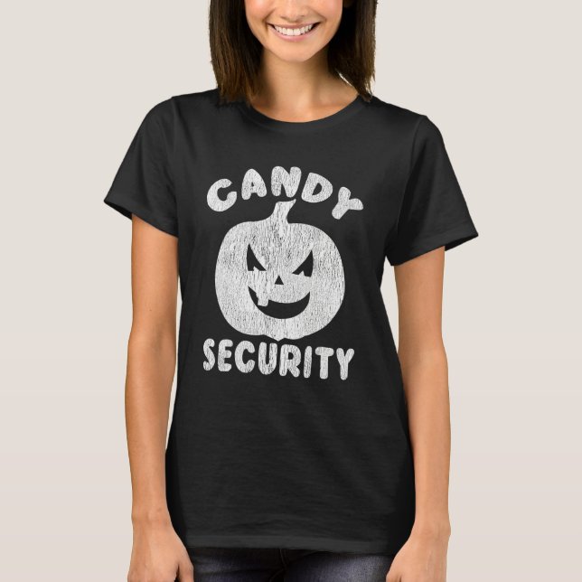 Camiseta Candy Security  Halloween  1 (Anverso)
