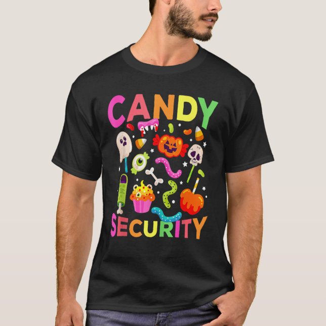 Camiseta Candy Security Halloween Costume (Anverso)