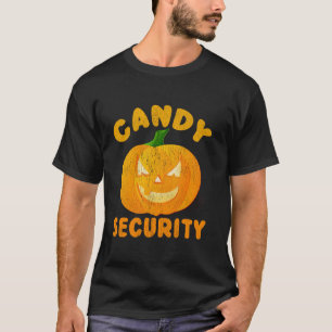 Camiseta Candy Security Halloween Funny