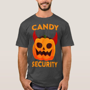 Camiseta Candy Security Kids Boys Girls Halloween 347