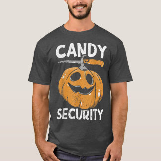 Camiseta Candy SecurityHalloween Apparel Funny Halloween123