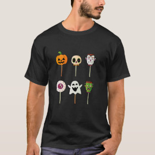 Camiseta Candy Skeleton Zombie Ghost Pumpkin T Shirt