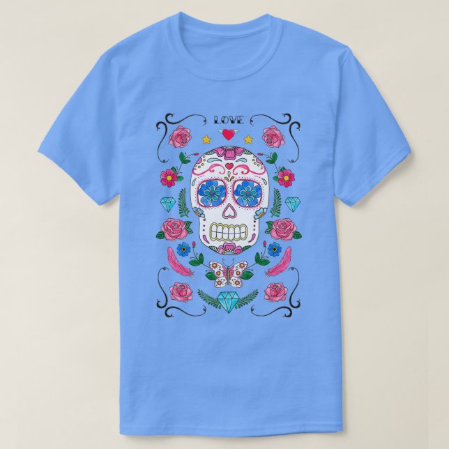 Camiseta Candy Skull (Diseño del anverso)