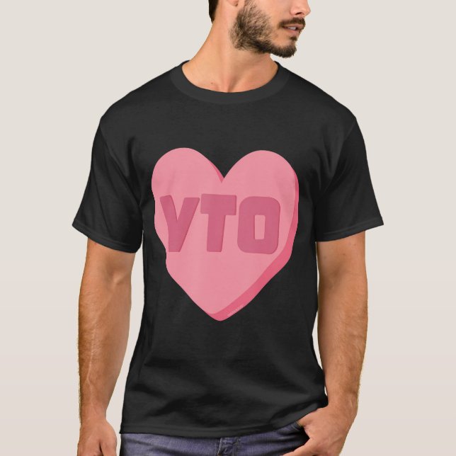 Camiseta Candy Swagazon, Día de San Valentín del corazón de (Anverso)