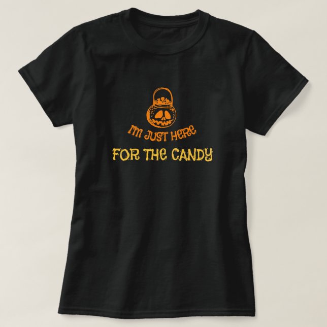 Camiseta Candy T-Shirt de Halloween (Diseño del anverso)