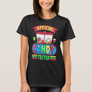 Camiseta Candy Tester Lollipop Dulces Chicas Halloween Niño