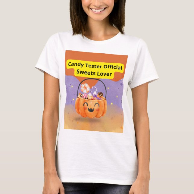 Camiseta Candy Tester Official Sweets Lover (Anverso)