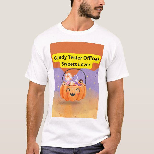 Camiseta Candy Tester Official Sweets Lover (Anverso)