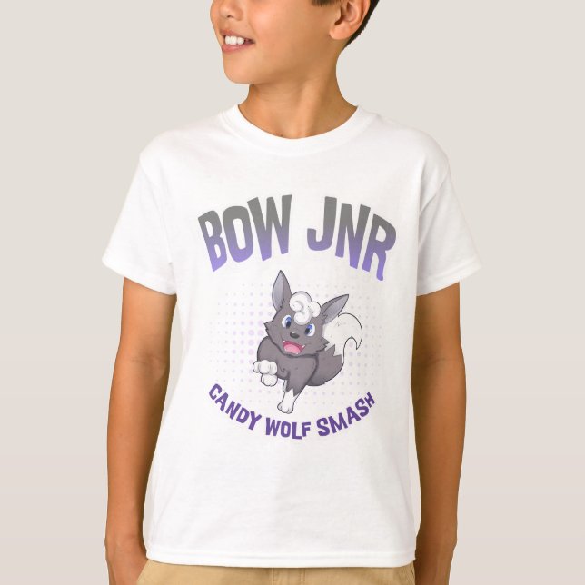 Camiseta Candy Wolf Smash | BOW Jnr (Anverso)