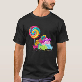 Camiseta Candy y Lollipop T shirt: Sweet Happiness