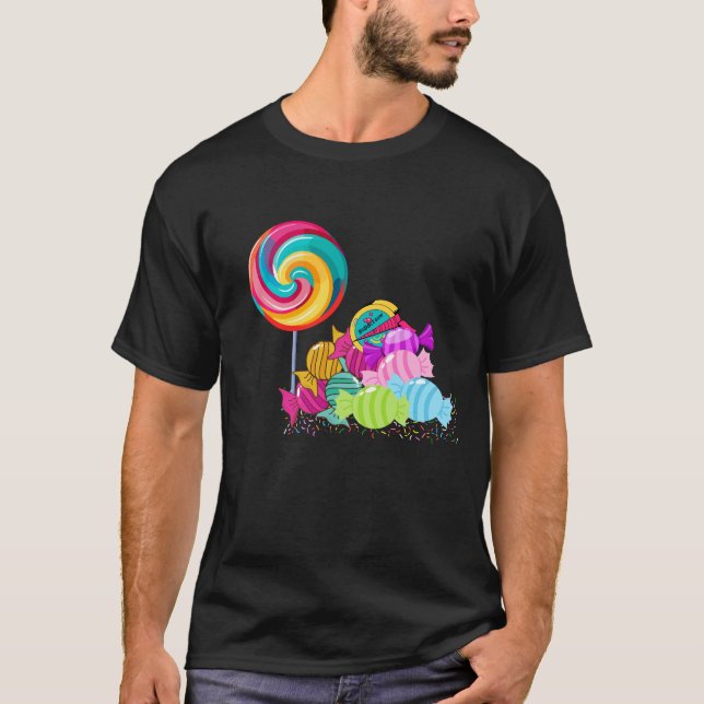 Camiseta Candy y Lollipop T shirt: Sweet Happiness (Anverso)