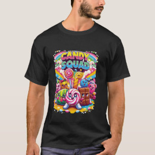 Camiseta Candyland Fiesta Candy Squad Colorful Candy Para N