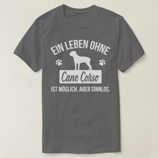 Camiseta Cane Corso (Diseño del anverso)