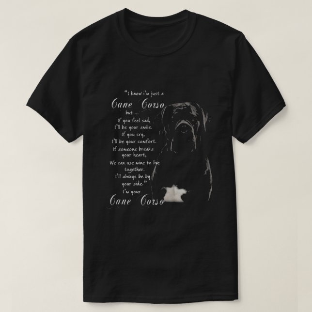 Camiseta Cane Corso (Diseño del anverso)