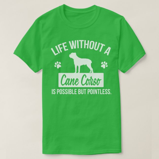 Camiseta Cane Corso 1 (Diseño del anverso)