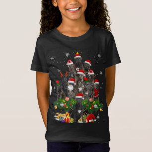 Camiseta Cane Corso Árbol De Navidad Enciende Divertidos Pe
