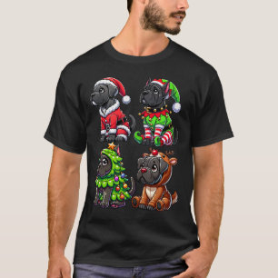 Camiseta Cane Corso Árbol de Navidad Santa Elf Perro de ves