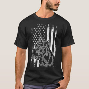Camiseta Cane Corso Bandera Americana Guay Estados Unidos P