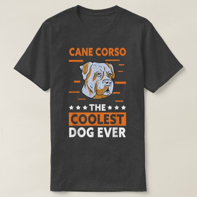 Camiseta Cane Corso Coolest Dog Dueño Cane Corso  (Diseño del anverso)