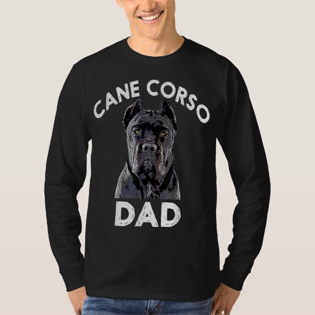 Camiseta Cane Corso Dad Italian Mastiff Gift (Anverso)